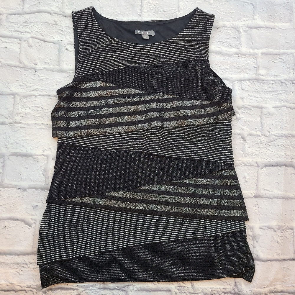 Roz & Ali Layered Dressy Shell Size L